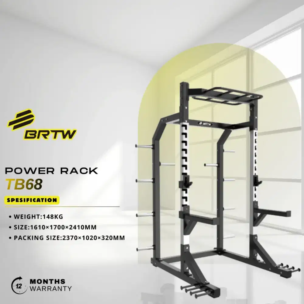 Power Rack Squat Pull Up Bench Press Comercial Brtw TB68