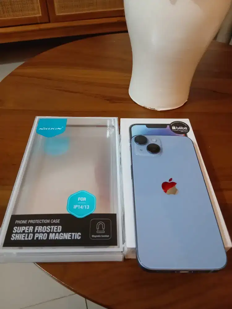 iPhone 14 128GB Blue Like New Resmi Blibli