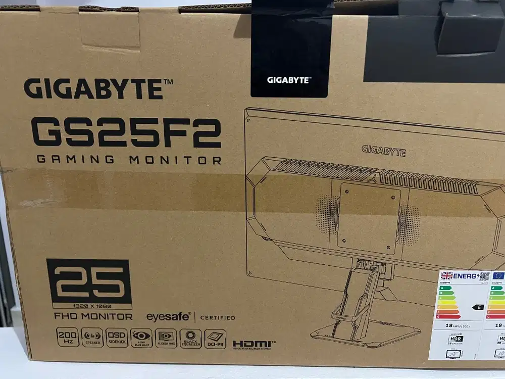 Monitor Gigabyte GS25FS 24.5’ FHD IPS 200Hz HDR10