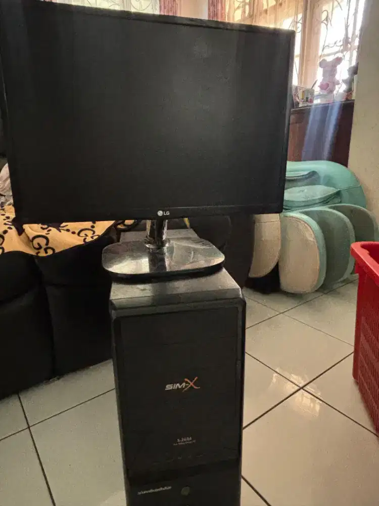 monitor dan cpu lengkap