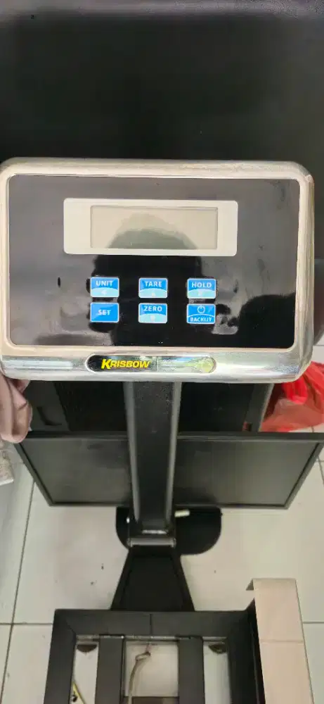 timbangan krisbow electronic platform scale
