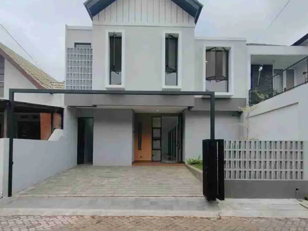 Rumah baru siap huni design modern lokasi strategis di Bintaro Tangsel