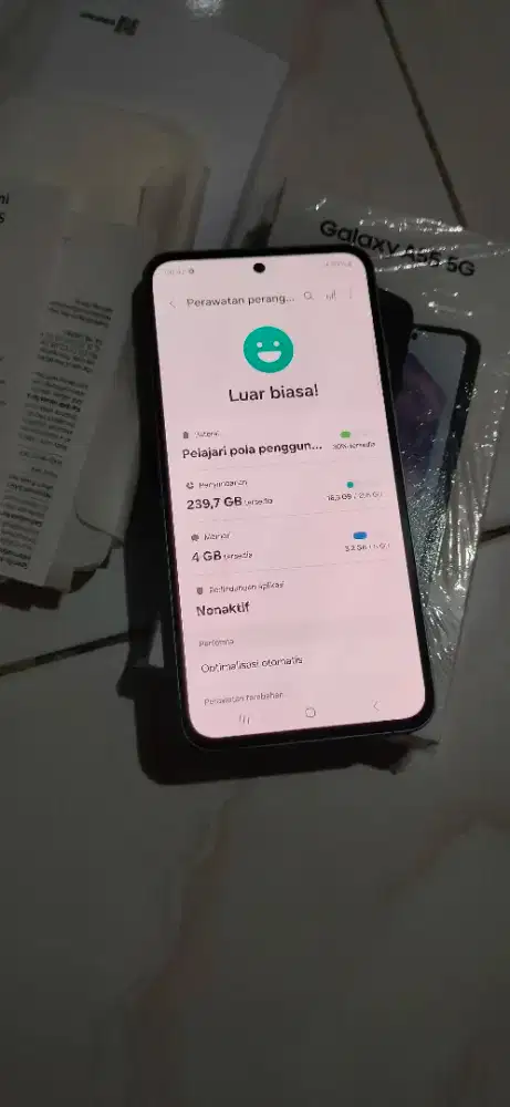 Samsung galaxy A55 5g 8/256gb lengkap ORI mulus terawat