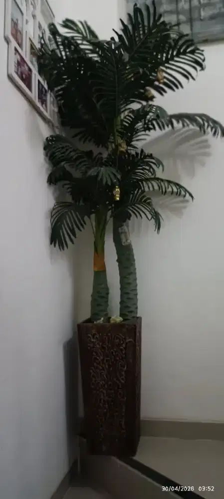 Jual pohon palem plastik second