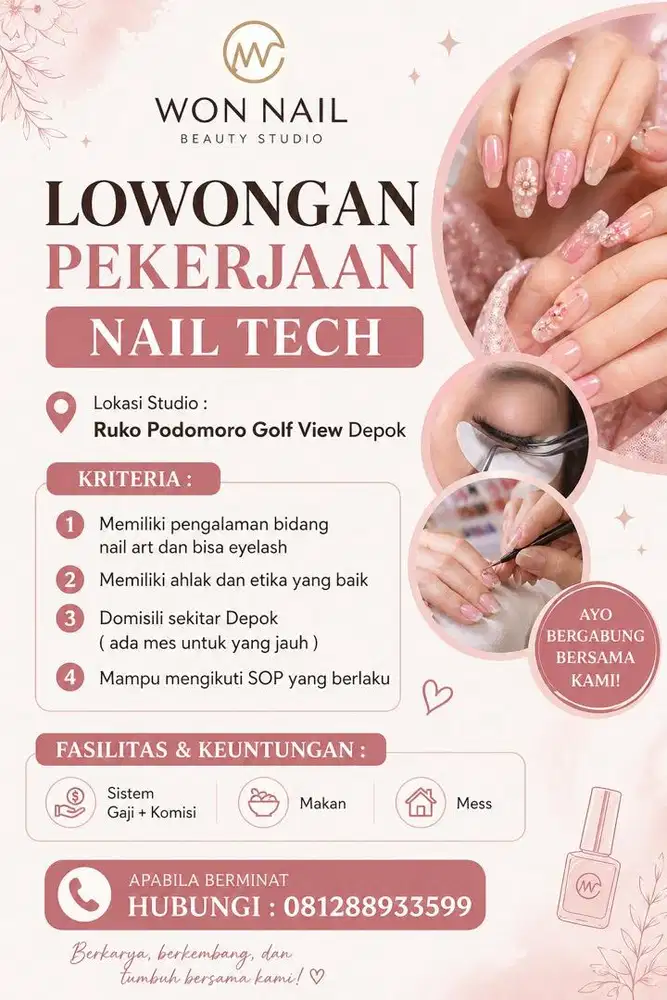 Lowongan nail studio