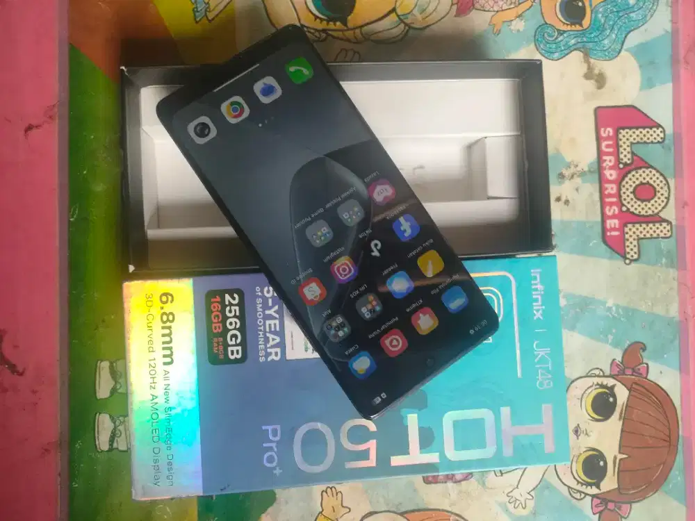 Infinix Hote 50 pro+ fullset ram 8/256