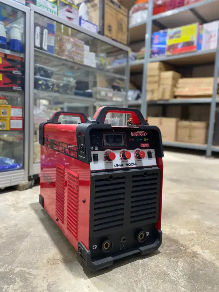 MESIN LAS BEKAS REDBO MMA 500A 3 PHASE SECOND LISTRIK INVERTER IGBT