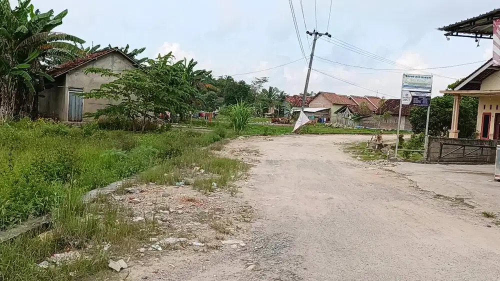 TANAH DISAMPING PERUM POLDA ITERA HANYA 500 MTR DARI JALUR DUA