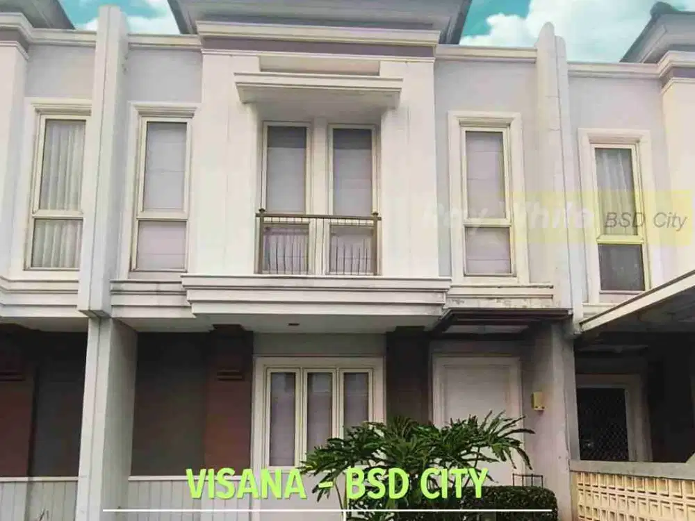 Rumah Bagus dan Banyak Tanah Sisa di Nusa Loka Visana BSD City Dekat Tol
