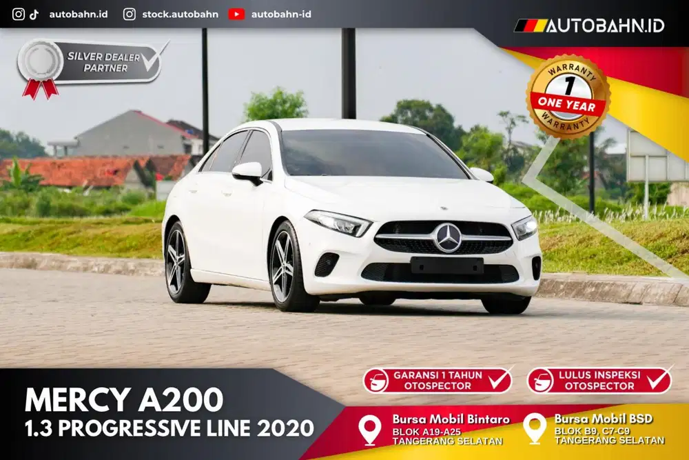 19rb MILES ONLY! Mercedes Benz A200 1.3 Progressive Line Sedan 2020