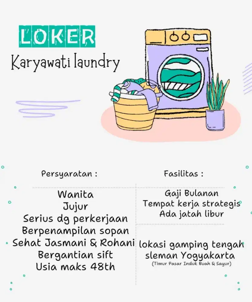 Lowongan Kerja Loundry