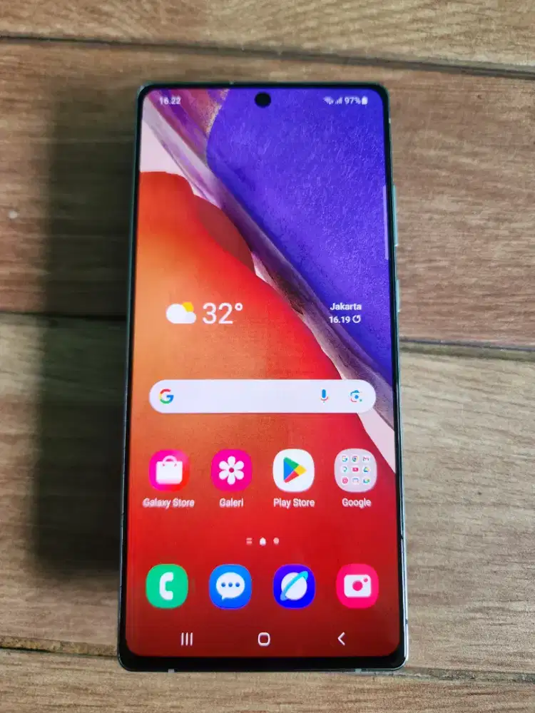 Samsung Note 20 dual sim 8/256 ex resmi SEIN