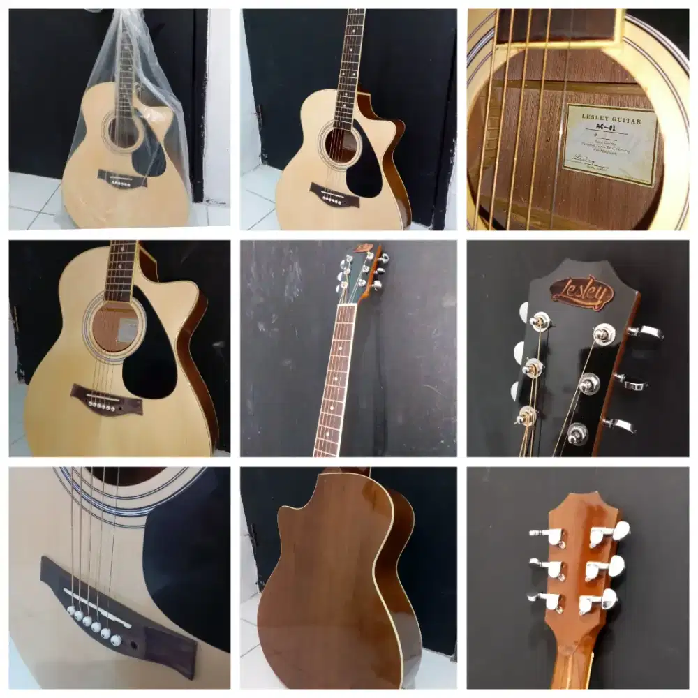GITAR SECOND ORI LESYLEY AC01 AKUSTIK
