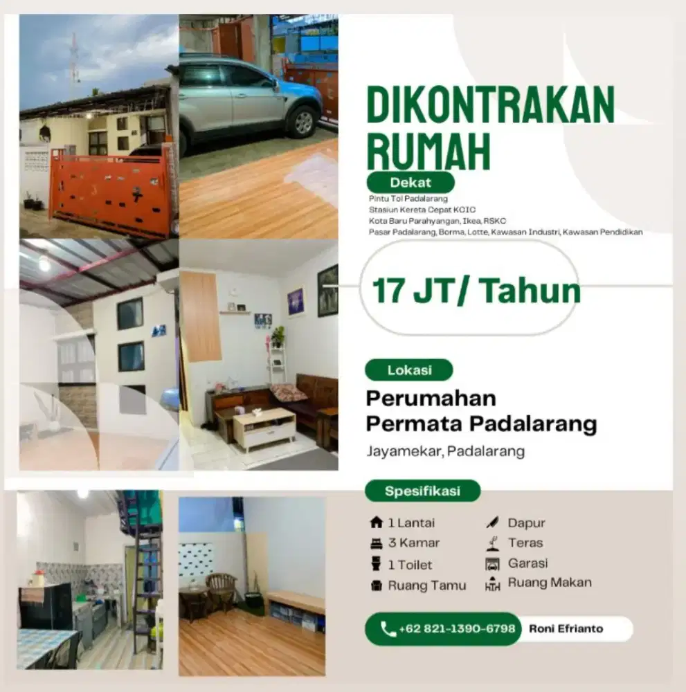 Dikontrakan Rumah Di padalarang