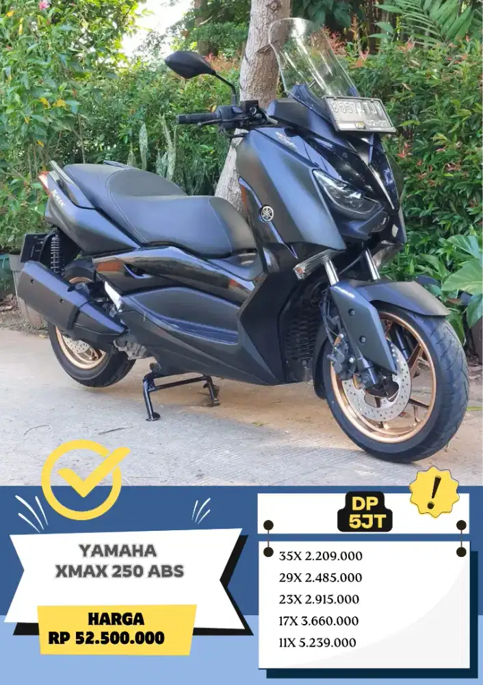 Yamaha XMAX 250 ABS TAHUN 2022 KM 14rb