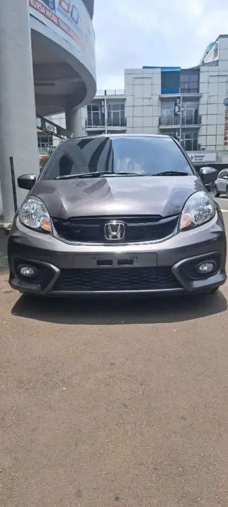 HONDA BRIO E CVT 2018, KM 80RB, CASH 125JT. NO MINUS