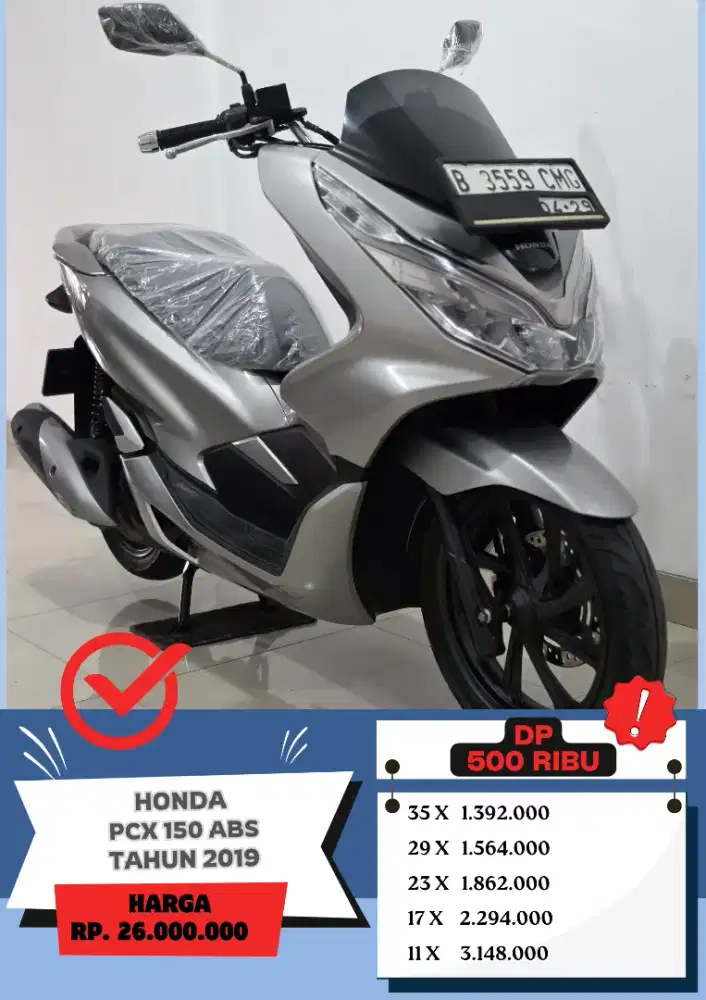 Honda PCX 150 ABS Tahun 2019 KM 14Ribu