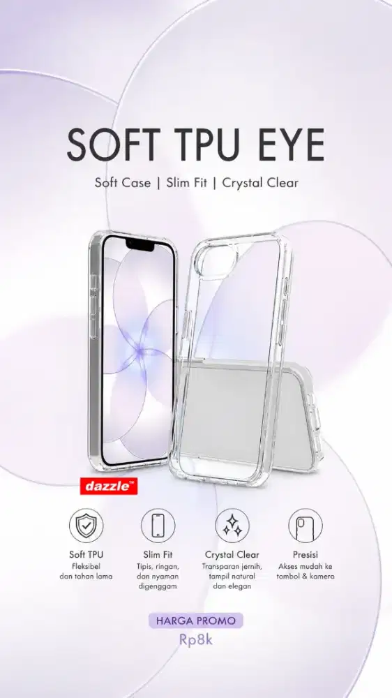 Soft TPU Eye iphone and android