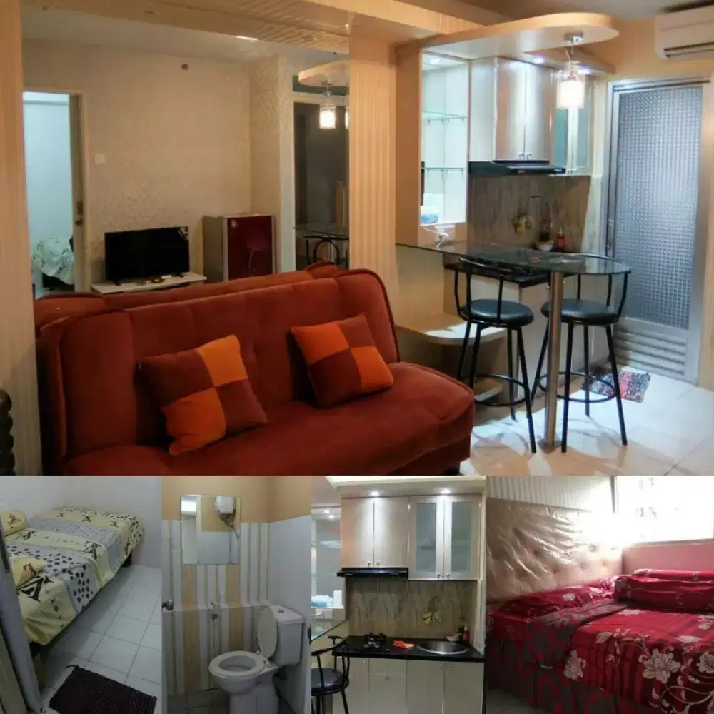 Ready sewa transit harian mingguan Apartemen Kalibata City 2BR Jakarta