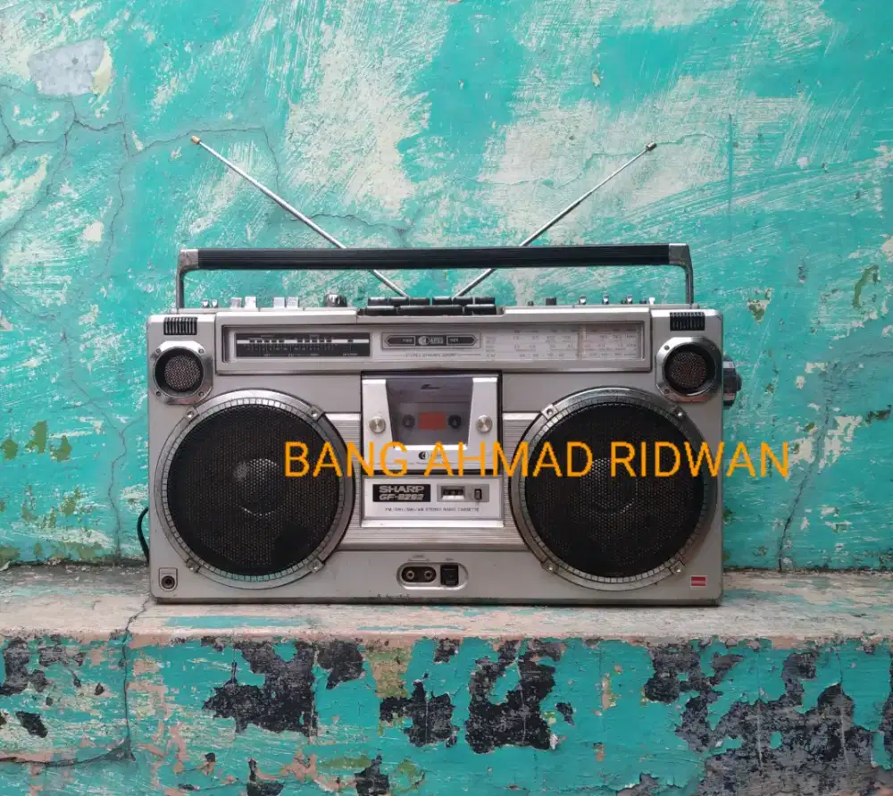 FM SHARPGF9292 radio tape kaset pita antik jadul klasik SHARPGF8585