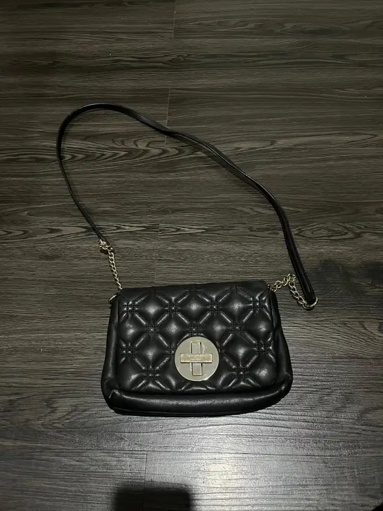 KATE SPADE QUILTED LEATHER BLACK