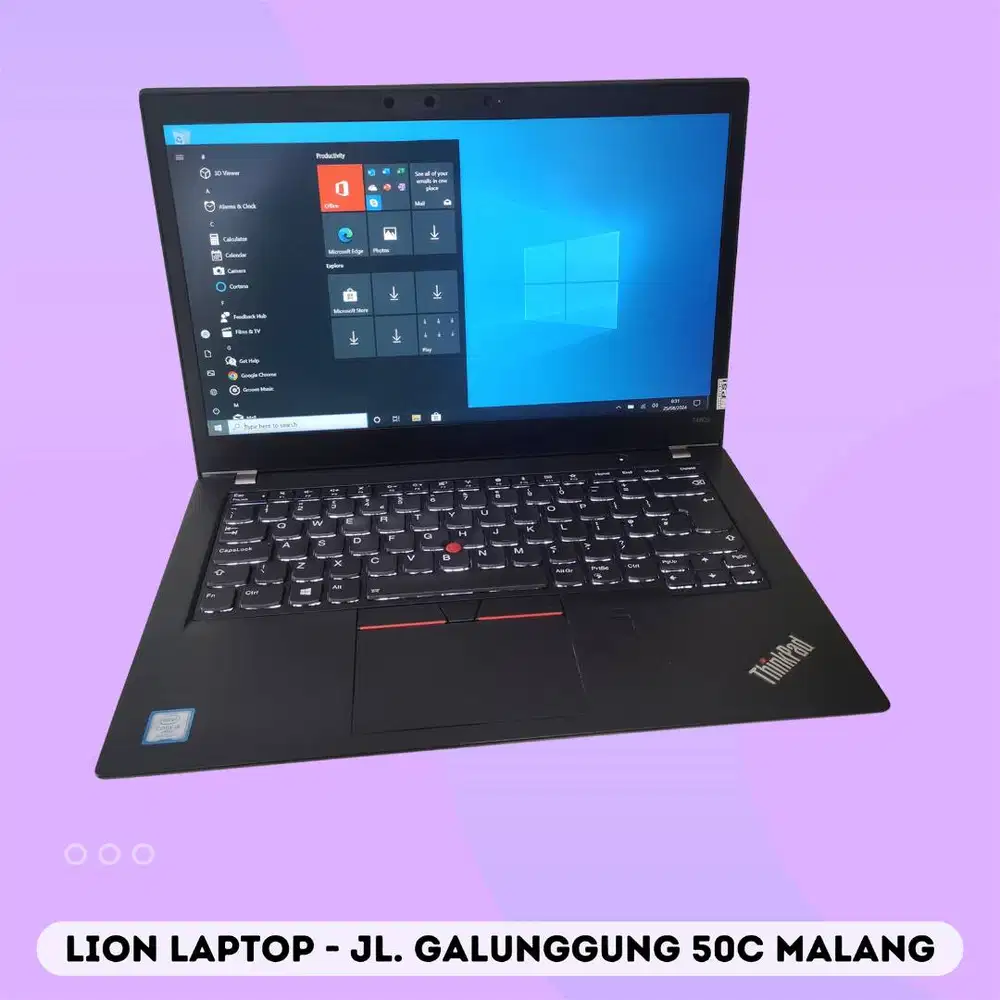 RAM 8GB Core i5 gen 8 Lenovo Thinkpad T480s SLIM [30|04]