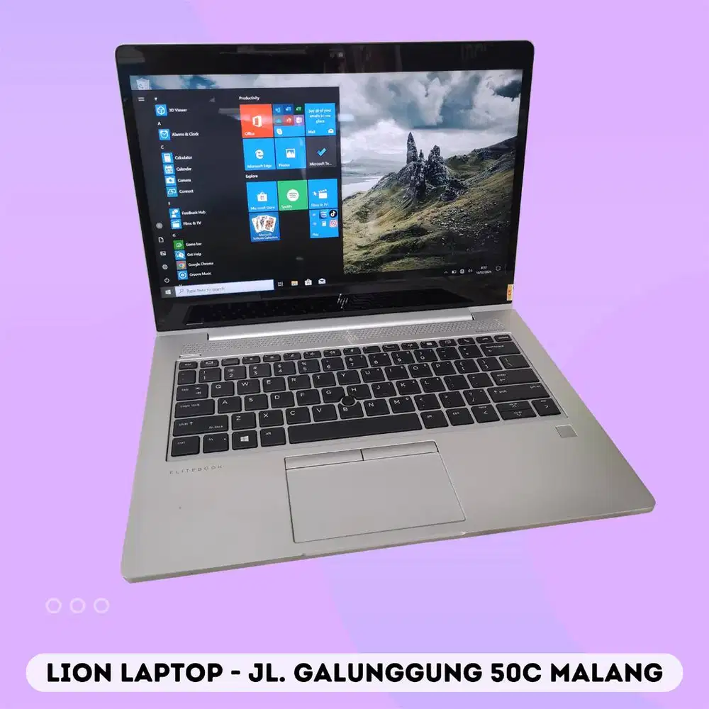 Core i7 gen 8 RAM 8GB Touchscreen Slim HP Elitebook 830 G6 [30|04]