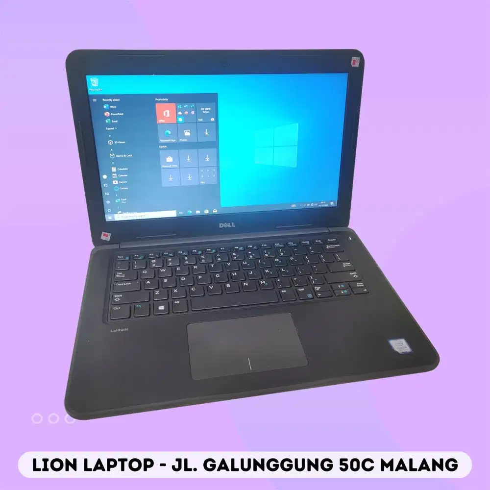 Core i5 Gen 7 Murah Mulus RAM 8GB SSD 256GB Dell Latitude 3380 [30|04]