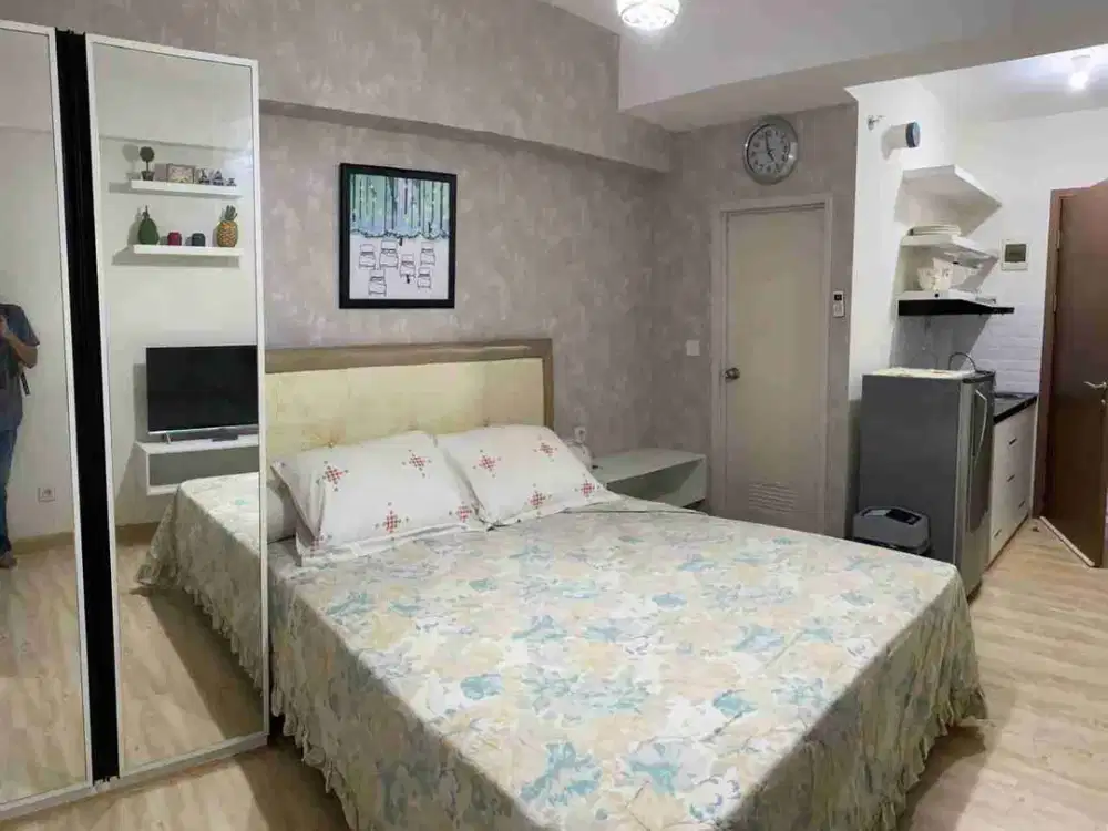 Jual Cepat Apartemen Podomoro Golf View Cimanggis Type Studio Full Furnished Siap Huni