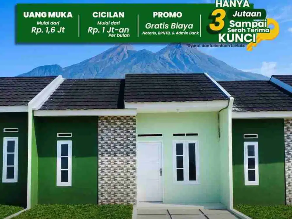 Rumah Subsidi samping Stasiun di Sukabumi
