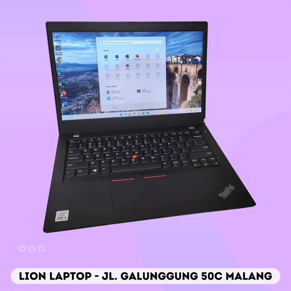 i5 Gen 10 Murah RAM 8GB SSD 256GB Lenovo Thinkpad L14 [30|04]