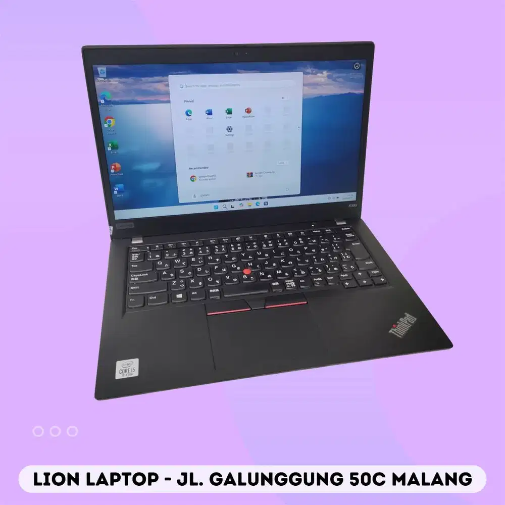 i5 GEN 10 Murah RAM 8GB Lenovo Thinkpad X390 [30|04]