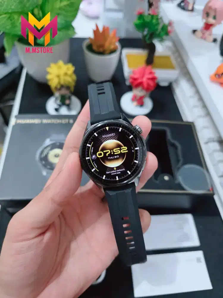 Huawei Watch GT 6 Black 46mm Fullset like new Garansin On Smartwatch