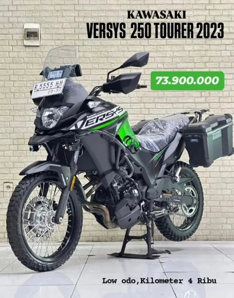 KM 4rb‼️ Kawasaki Versys X 250 Facelift Touring 2023 - Zaki Mustika