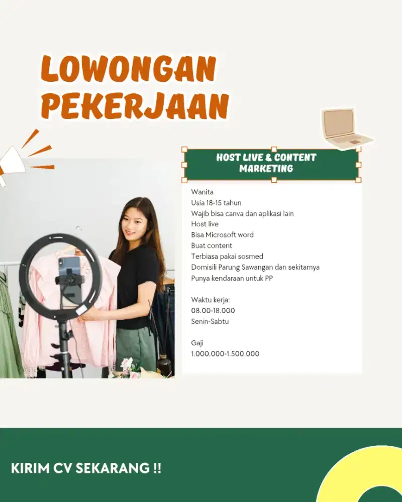 HOST LIVE & CONTENT MARKETING