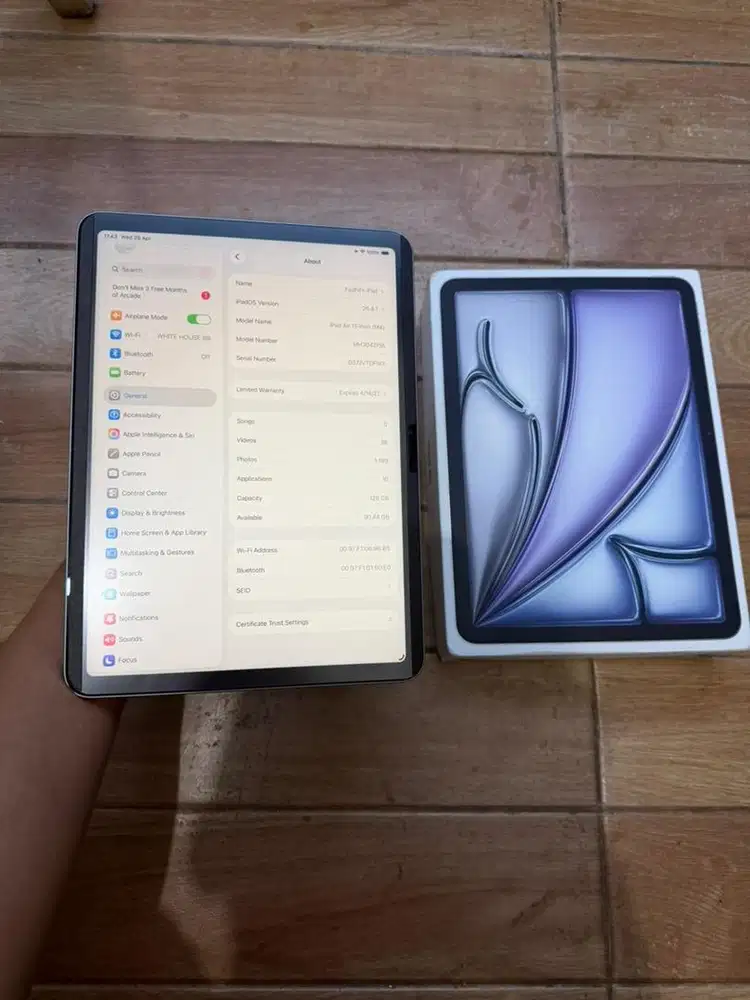 Ipad Air M4 12/128gb