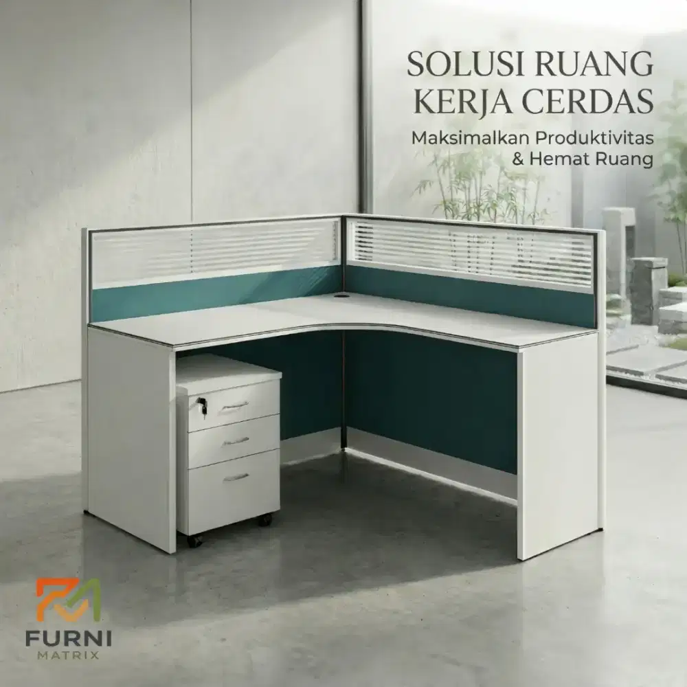 Meja kerja partisi / meja komputer / meja kantor