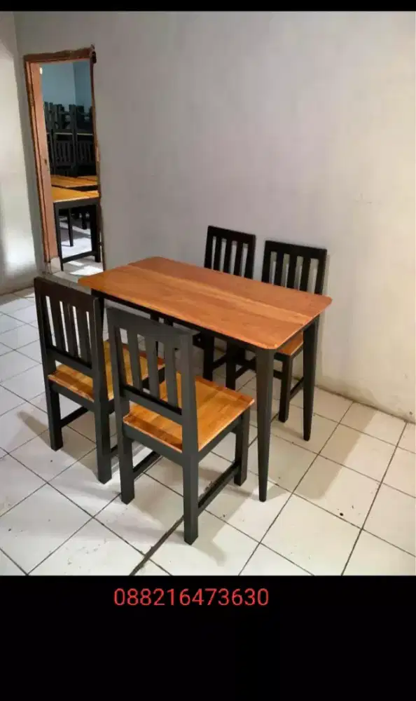 Meja kursi makan dan cafe