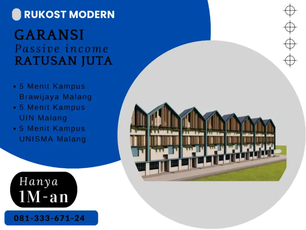 Jual Kost 5 Menit Apartemen Begawan Tlogomas Malang SHM Pecah Full AC dan Water Heater