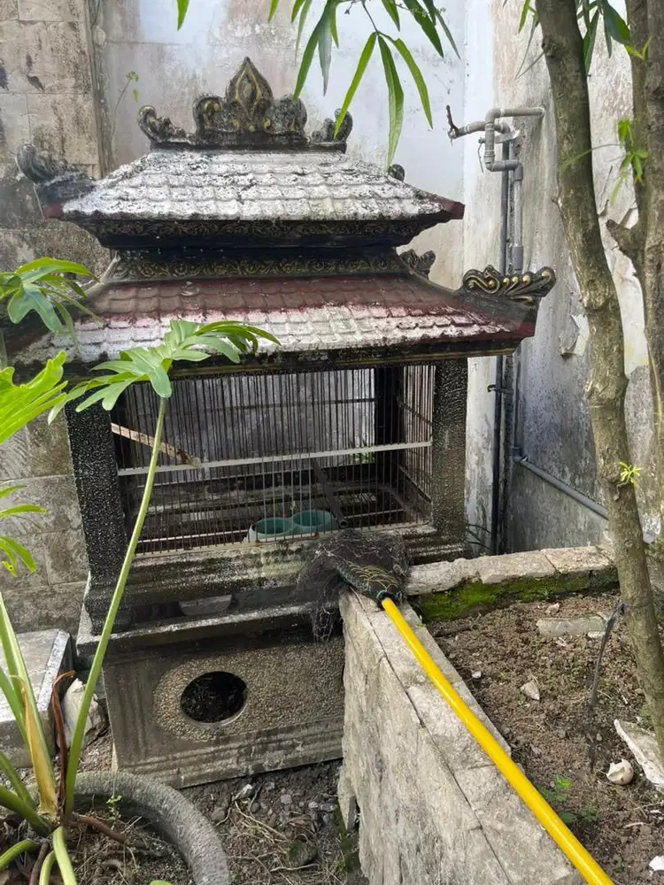 Kandang Burung Hias Besar Model Pura Bali – Dekor Taman/Villa