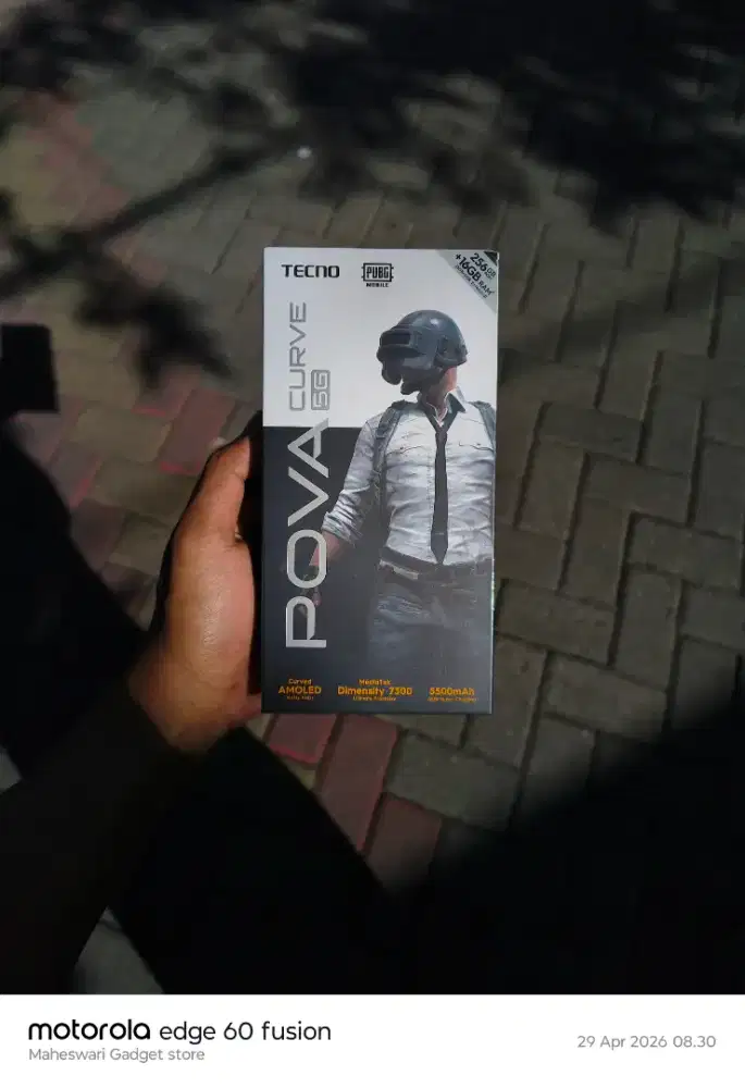 Pova curve 5G 8/256 Baru Segel Dus. Garansi 1th