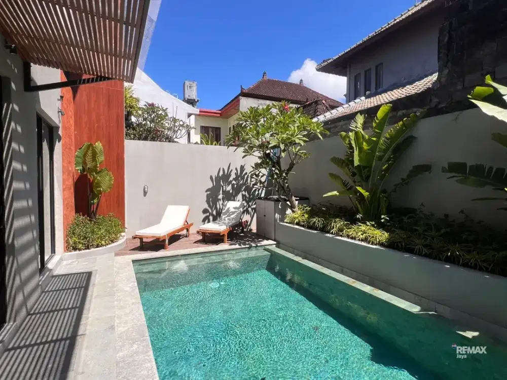 Villa 3BR baru, Fully furnished, dijual di Sanur.