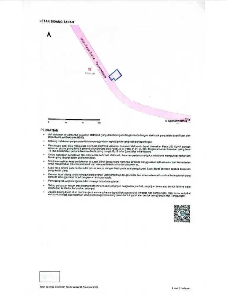 Dijual rumah pinggir jalan raya garut tasik bagus buat usaha