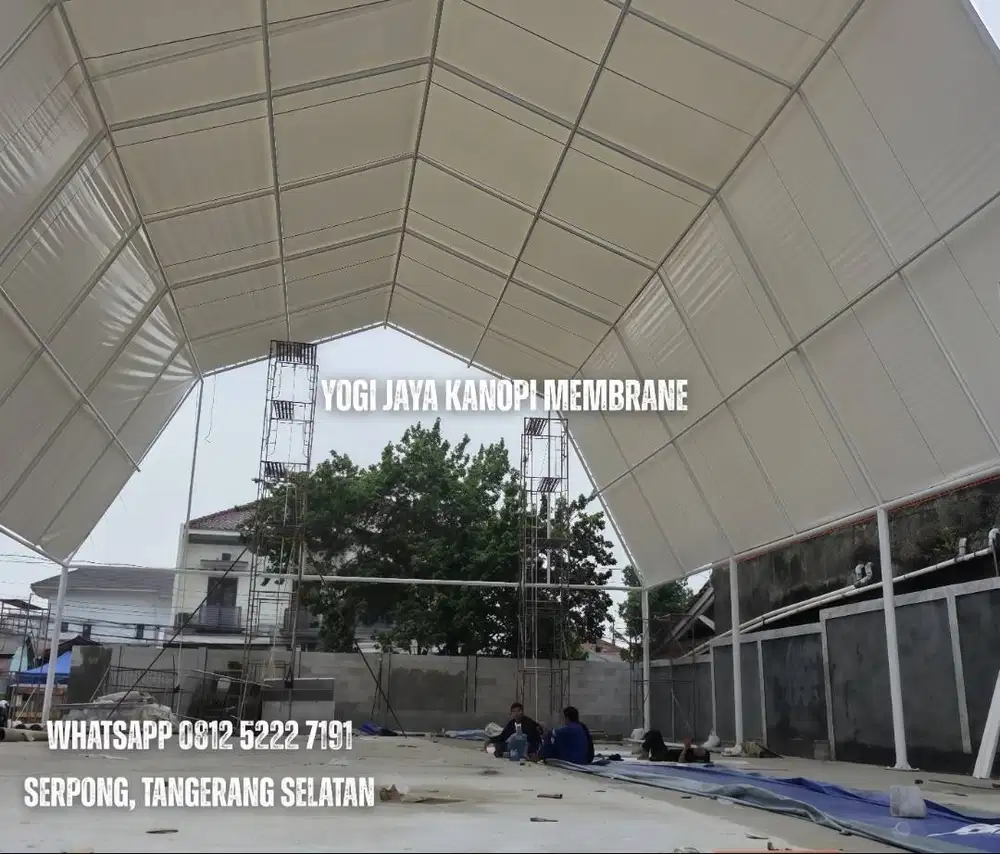 Kanopi Membrane Elegan | Bikin Rumah Lebih Mewah & Adem