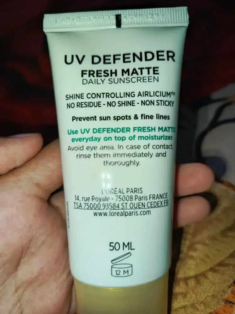 Sunscreen loreal Paris