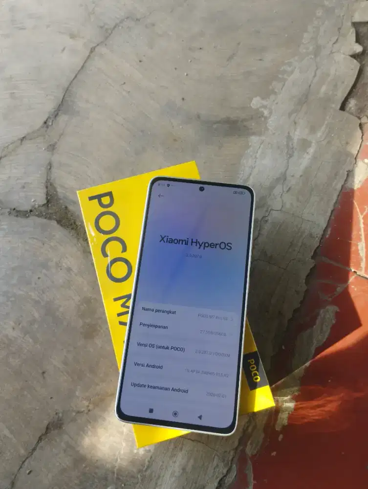 FULLSET POCO M7 PRO 5G 8/256 SUPER SANGAT MULUS