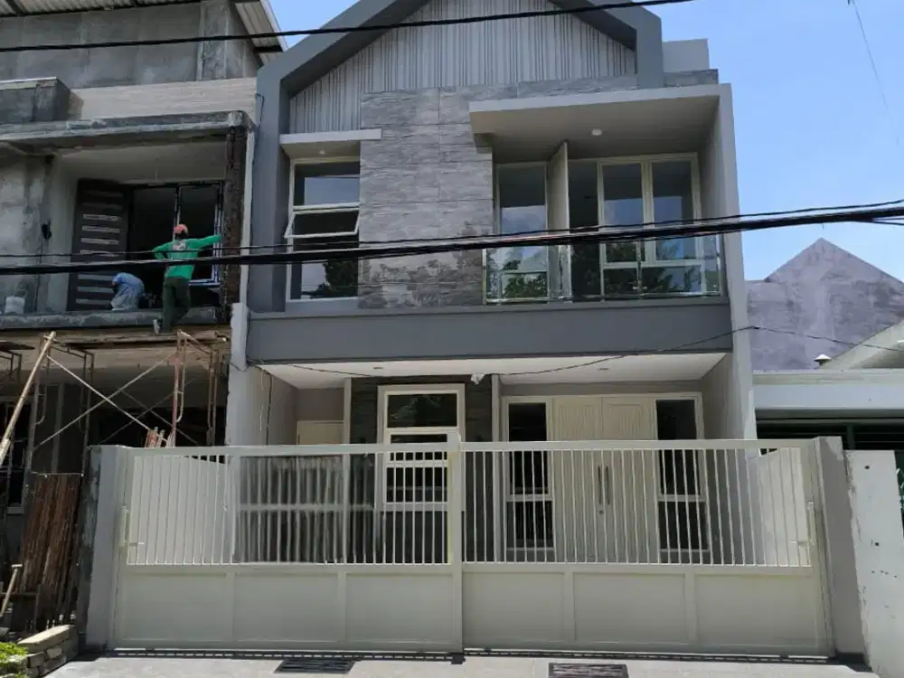 Rumah 2 Lantai Baru SHM di Manyar Tirtoyoso Minimalis Siap Huni