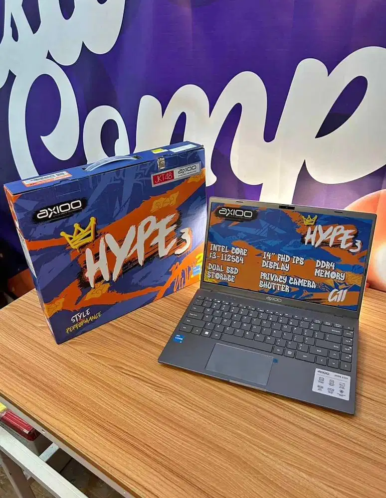 LAPTOP BARU MURAH | AXIOO HYPE 3 CI3-GEN11 | BISA KREDIT 0 DP
