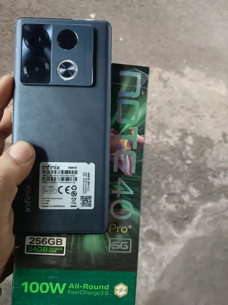 jual infinix not40pro 5G ram12/12/256 fullset