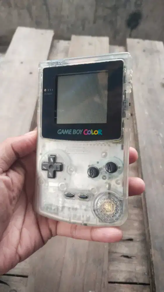 Nintendo Gameboy color crystal clear mulus Bandung